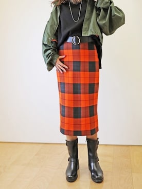 「MODE KAORI（モードカオリ）のアイテム」を使った、MODE KAORIさん（レディース・163cm）の秋コーディネート