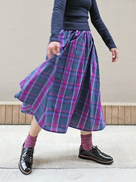 「MODE KAORI（モードカオリ）のアイテム」を使った、MODE KAORIさん（レディース・163cm）の秋コーディネート