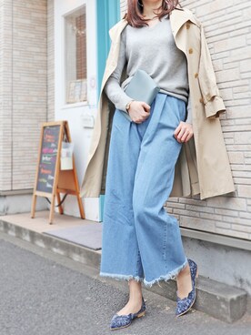 「MODE KAORI」｜MODE KAORIさん（レディース・163cm）の春コーディネート