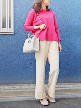 「MODE KAORI（モードカオリ）のアイテム」を使った、MODE KAORIさん（レディース・163cm）の春コーディネート