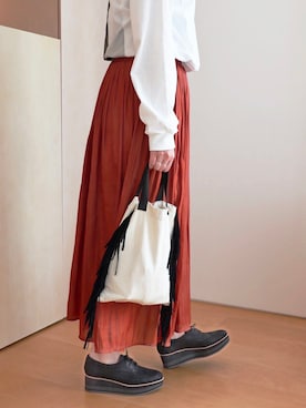 「MODE KAORI（モードカオリ）のアイテム」を使った、MODE KAORIさん（レディース・163cm）の春コーディネート