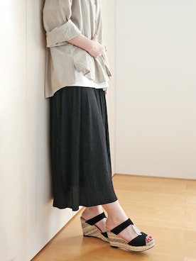 「MODE KAORI（モードカオリ）のアイテム」を使った、MODE KAORIさん（レディース・163cm）の夏コーディネート