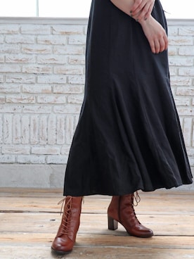 「MODE KAORI（モードカオリ）のアイテム」を使った、MODE KAORIさん（レディース・163cm）の冬コーディネート