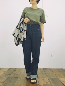「CALINER（カリネ）のアイテム」を使った、はなさん（レディース・163cm）の秋コーディネート