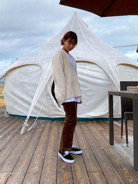 「relume」｜ﾄｳﾌﾞﾁ ﾄﾜさん（レディース・152cm）の春コーディネート