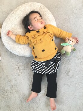 coco&nonoさん(キッズ・80cm)の冬コーディネート