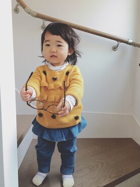 coco&nonoさん(キッズ・80cm)の冬コーディネート