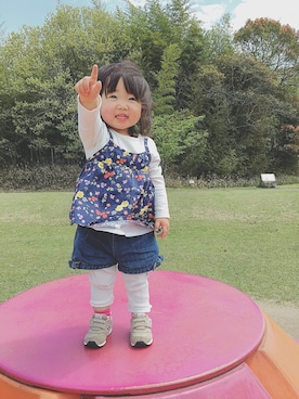 coco&nonoさん（キッズ・80cm）の春コーディネート