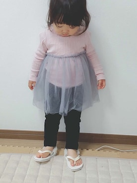 coco&nonoさん（キッズ・80cm）の春コーディネート