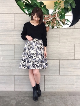 Hoshinaさん（レディース・164cm）の秋コーディネート