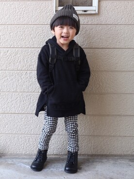 Su,Um,Riさん（キッズ・100cm）の冬コーディネート