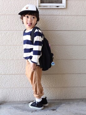 Su,Um,Riさん（キッズ・100cm）の春コーディネート