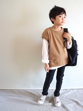 Su,Um,Riさん(キッズ・110cm)の秋コーディネート