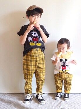 Su,Um,Riさん（キッズ・110cm）の秋コーディネート