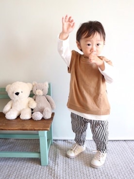 Su,Um,Riさん(キッズ・110cm)の秋コーディネート