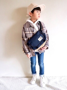 Su,Um,Riさん（キッズ・110cm）の秋コーディネート