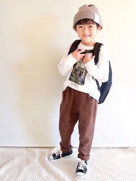 Su,Um,Riさん（キッズ・110cm）の秋コーディネート