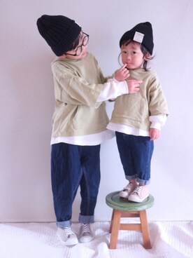 Su,Um,Riさん(キッズ・120cm)の春コーディネート