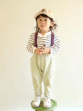 Su,Um,Riさん（キッズ・80cm）の春コーディネート