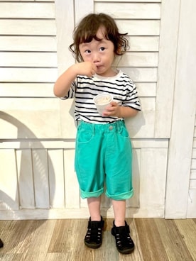 Su,Um,Riさん(キッズ・90cm)の夏コーディネート