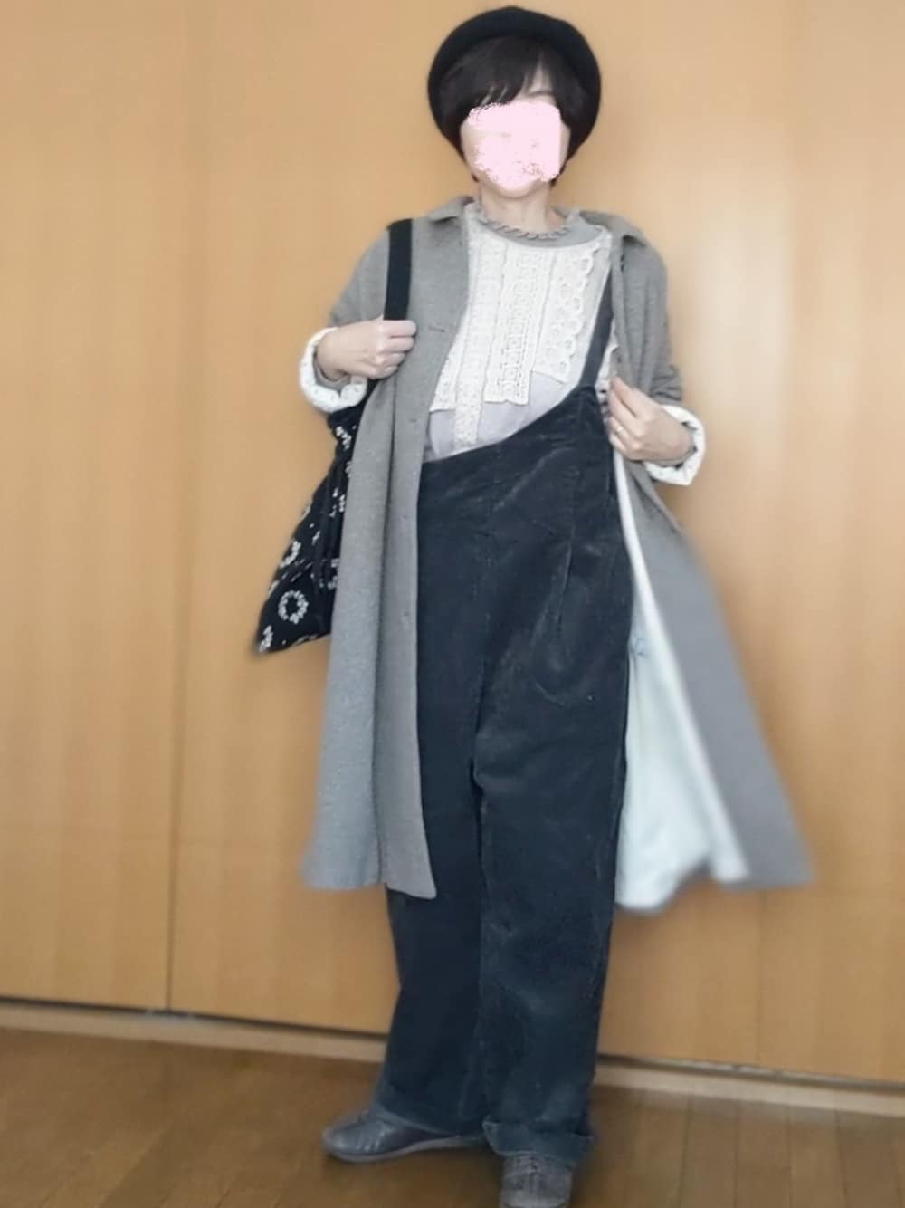 レース背裏ウール混コートを使った人気ファッションコーディネート - WEAR