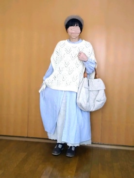 「conges payes ADIEU TRISTESSE（コンジェ ペイエ アデュートリステス）のアイテム」を使った、とんピン♪さん（レディース・158cm）の冬コーディネート