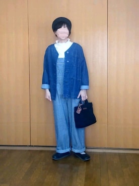 「ヒッコリー」｜「アイテム（ハンチング/ベレー帽）」を使った、とんピン♪さん（レディース・158cm）の春コーディネート