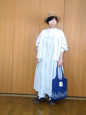 「conges payes ADIEU TRISTESSE（コンジェ ペイエ アデュートリステス）のアイテム」を使った、とんピン♪さん（レディース・158cm）の春コーディネート