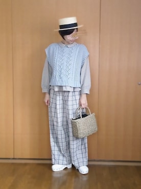 とんピン♪さん（レディース・158cm）の春コーディネート