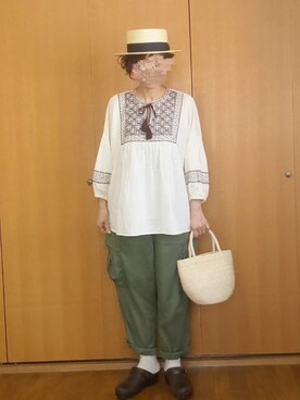 とんピン♪さん（レディース・158cm）の春コーディネート