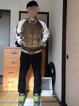 「８(eight)（エイト）のアイテム（その他アウター）」を使った、ぼくたくさん（メンズ・172cm）の冬コーディネート