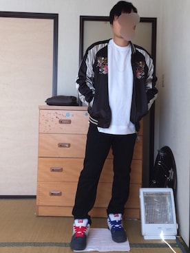 「８(eight)（エイト）のアイテム（その他アウター）」を使った、ぼくたくさん（メンズ・172cm）の冬コーディネート