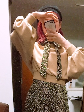 「LILY BROWN（リリーブラウン）のアイテム（オールインワン・サロペット）」を使った、朱さん（レディース・157cm）の冬コーディネート