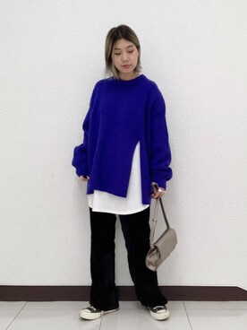 「PAGEBOY（ページボーイ）のハクミニショルダーBAG（ショルダーバッグ）」を使った、anninさん（レディース・152cm）の秋コーディネート