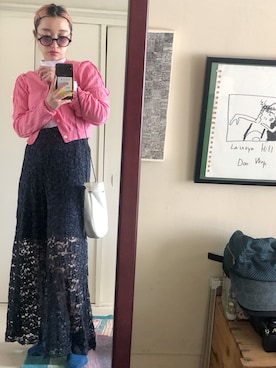 COMME des GARCONSのカーディガン/ボレロ（ピンク系）を使った人気