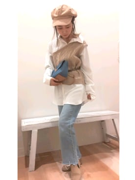 Pi-*♡さんの（AZUL by moussy | アズールバイマウジー）を使ったコーディネート