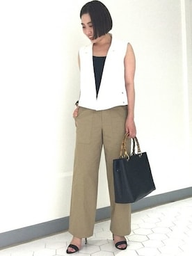 「Noble（ノーブル）のアイテム（サンダル）」を使った、aiさん（レディース・164cm）の夏コーディネート