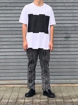 「SHAREEF（シャリーフ）のアイテム（スニーカー）」を使った、おっくんさん（メンズ・172cm）の秋コーディネート