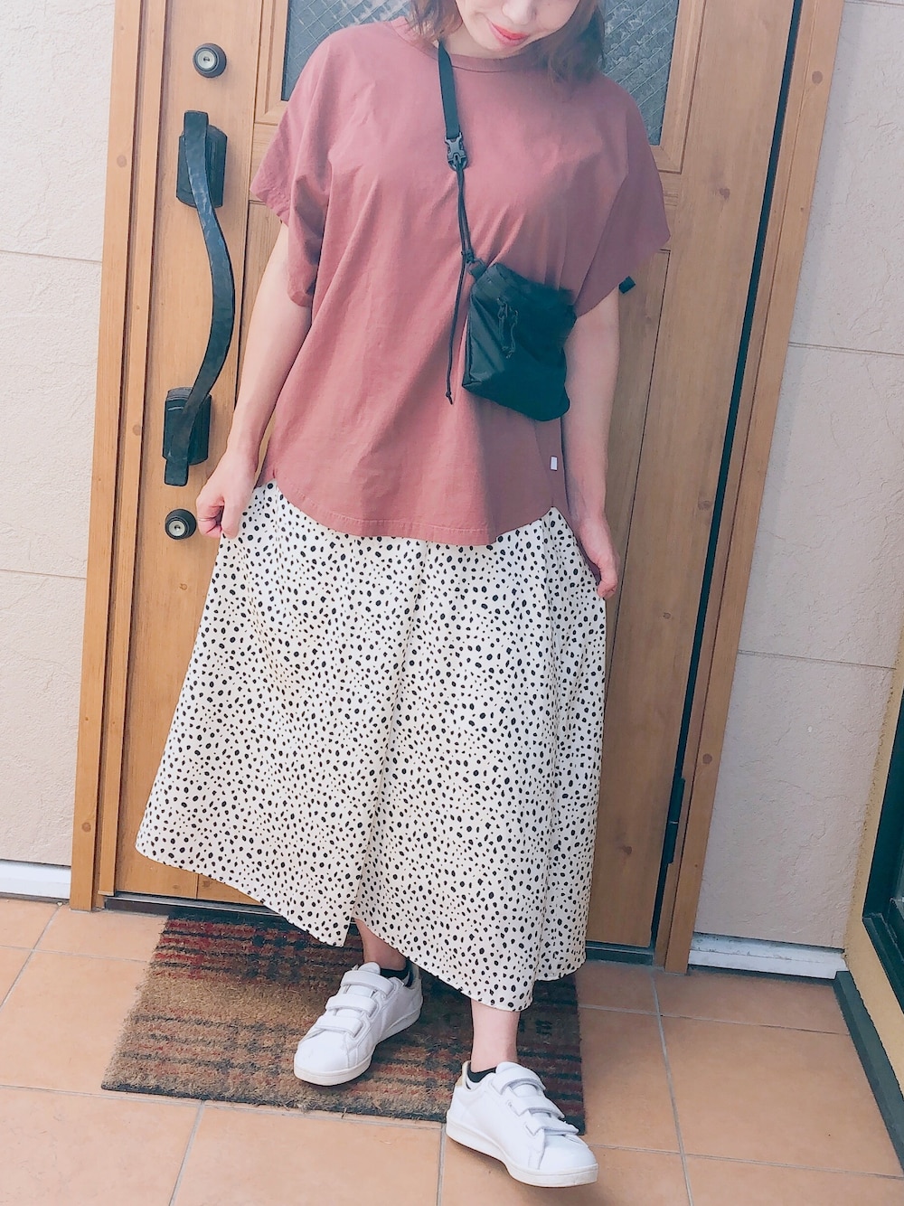 「おしゃれさんと繋がりたい、低身長コーデ、カジュアル、夏、夏セールで買いました、ビッグT、ユニクロ」｜「UNIQLOのアイテム（スカート、その他）」を使った、aopsayapさん（レディース・155cm）の夏コーディネートの1枚目の写真