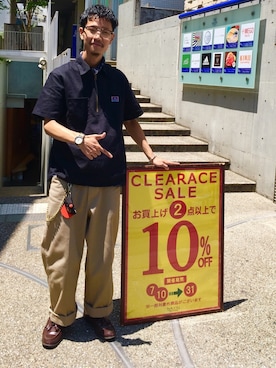 TAKUMIさん（メンズ・174cm）の夏コーディネート