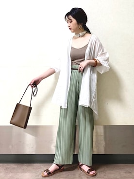 かおぽ  さん（レディース・159cm）の夏コーディネート