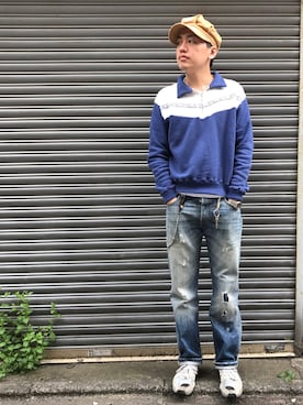 「RRL（ダブル アール エル）のアイテム（財布/小物）」を使った、カク リゴさん（メンズ・170cm）の夏コーディネート