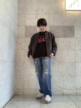 「半袖シャツ」｜「アイテム（その他アウター）」を使った、コウサカ(ヒステリックグラマー仙台店)さん（メンズ・171cm）の春コーディネート