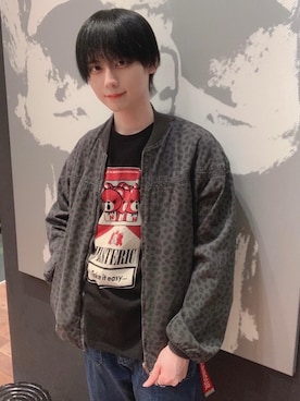 「半袖シャツ」｜「アイテム（その他アウター）」を使った、コウサカ(ヒステリックグラマー仙台店)さん（メンズ・171cm）の春コーディネート