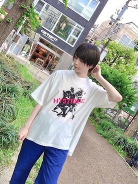 「ﾋﾞｯｸﾞｼﾙｴｯﾄ」｜コウサカ(ヒステリックグラマー仙台店)さん（メンズ・171cm）の春コーディネート