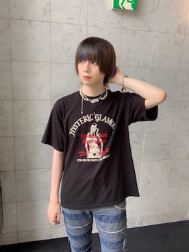 「ﾋﾞｯｸﾞｼﾙｴｯﾄ」｜コウサカ(ヒステリックグラマー仙台店)さん（メンズ・171cm）の夏コーディネート
