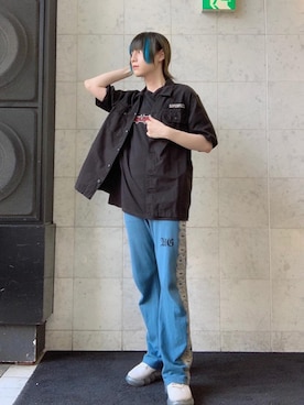 「ﾋﾞｯｸﾞｼﾙｴｯﾄ」｜コウサカ(ヒステリックグラマー仙台店)さん（メンズ・171cm）の夏コーディネート