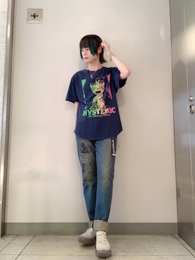 「ﾋﾞｯｸﾞｼﾙｴｯﾄ」｜コウサカ(ヒステリックグラマー仙台店)さん（メンズ・171cm）の夏コーディネート
