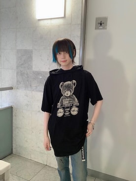 「ﾋﾞｯｸﾞｼﾙｴｯﾄ」｜コウサカ(ヒステリックグラマー仙台店)さん（メンズ・171cm）の夏コーディネート