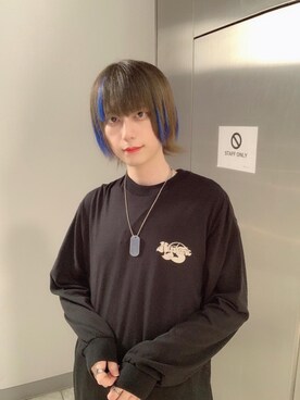 「ロンt」｜「アイテム（アクセサリー）」を使った、コウサカ(ヒステリックグラマー仙台店)さん（メンズ・171cm）の夏コーディネート